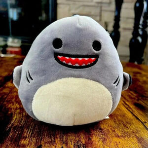 KELLYTOY | Squishmallow, Gordon the gray shark plush toy